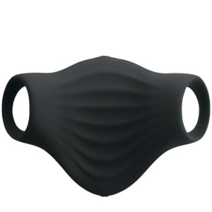 ROCKS-OFF - VIBRATORE FLESSIBILE PALM BLACK MASTURBATOR